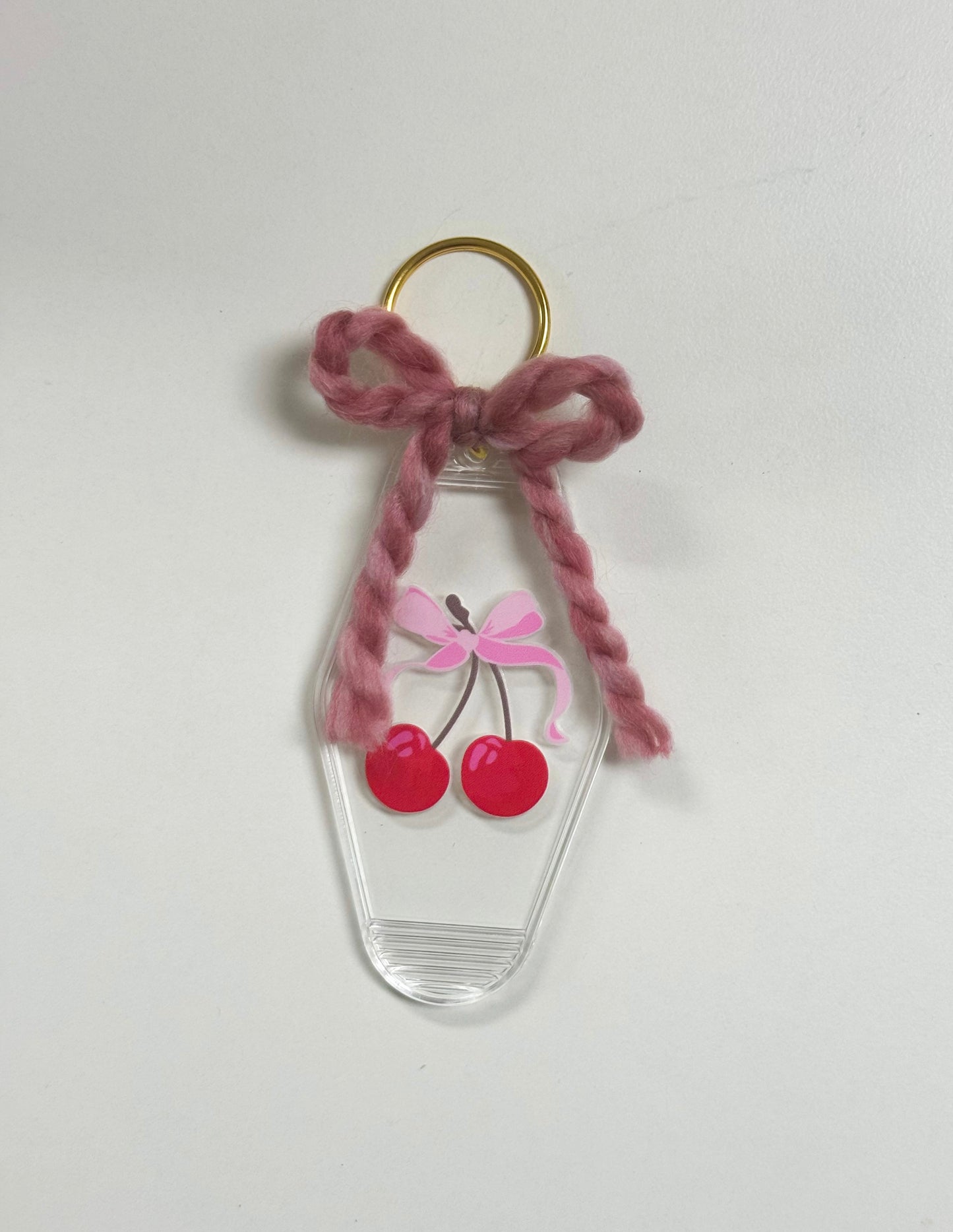 Acrylic Motel Keychains