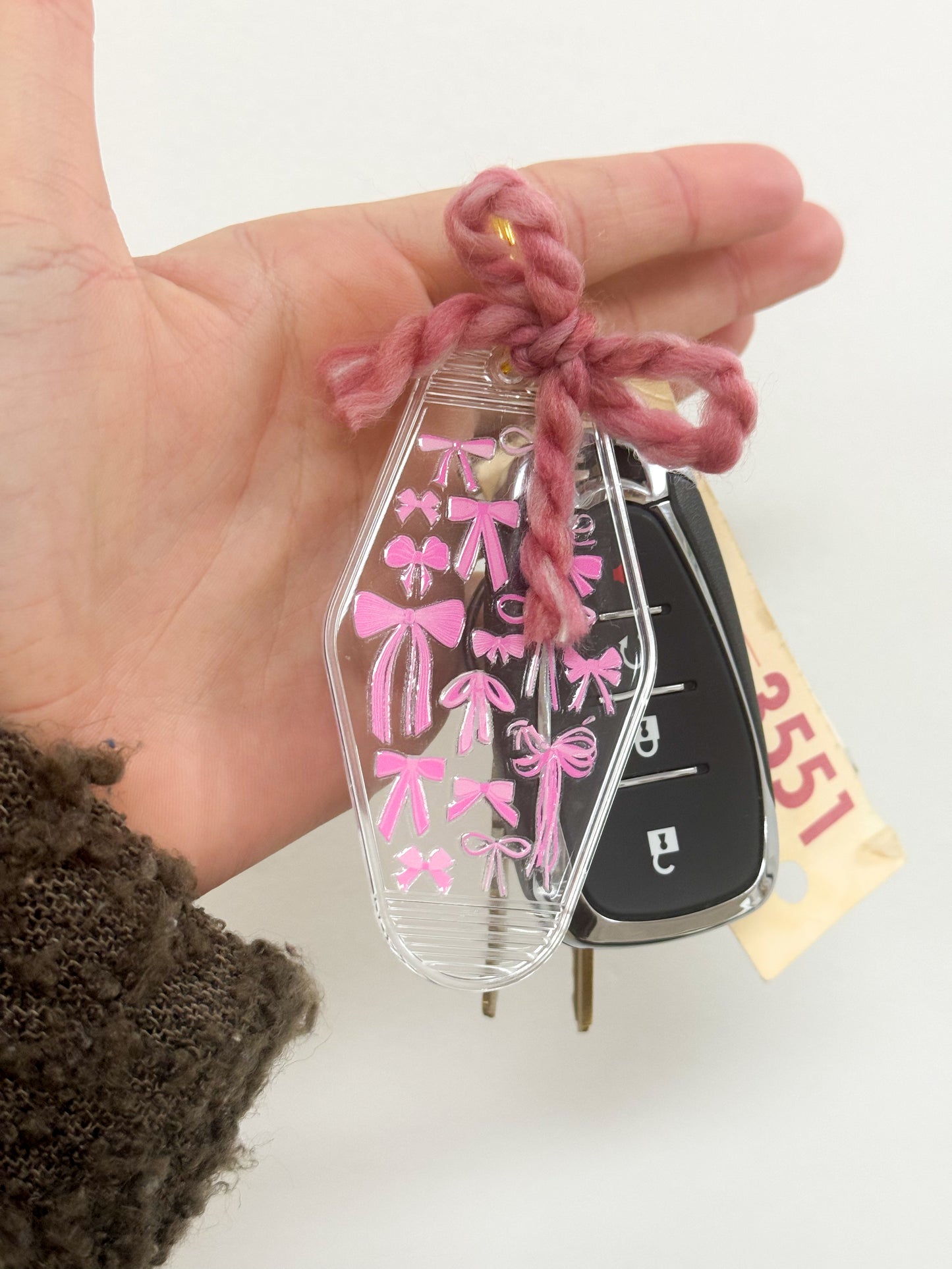 Acrylic Motel Keychains