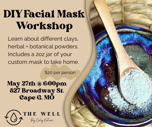 DIY facial mask workshop